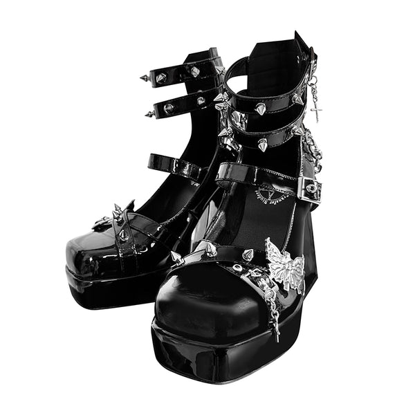 punk platform subculture high heel shoes