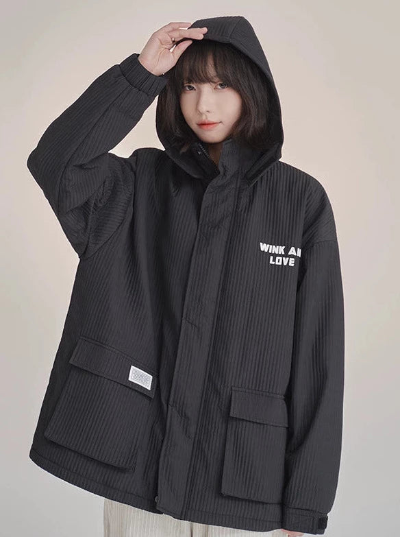 Hoodie Padded Jacket Coat