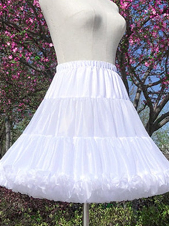 A-line Tutu Skirt Puff Sleeve Dress