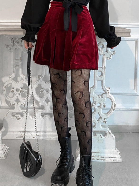 Fishnet Stockings [Cross Crescent Moon]