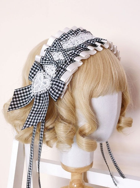Rabbit ear ribbon / ribbon lace headshahead accessories