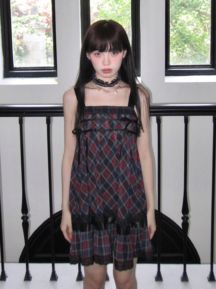 Punk check dress