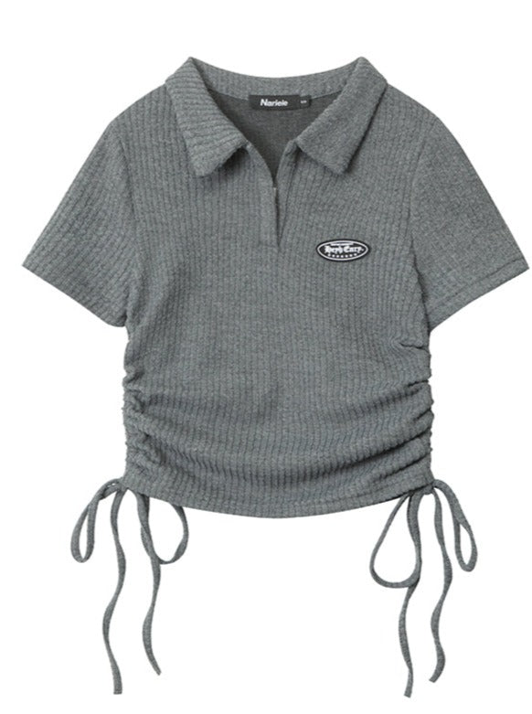 Geraffte Poloshirts