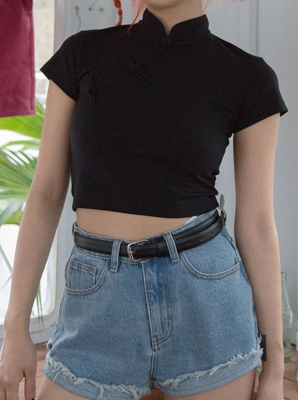 Treat Girl Bread Button Small Top T-shirt