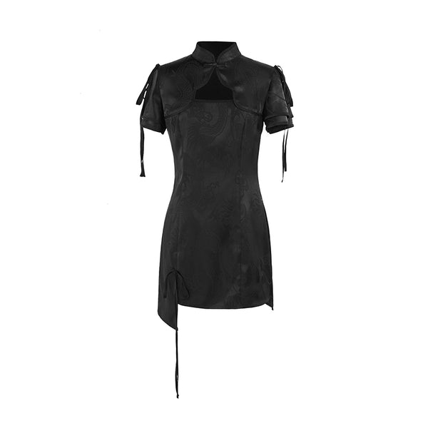 Cool Two -Piece Slit Dress