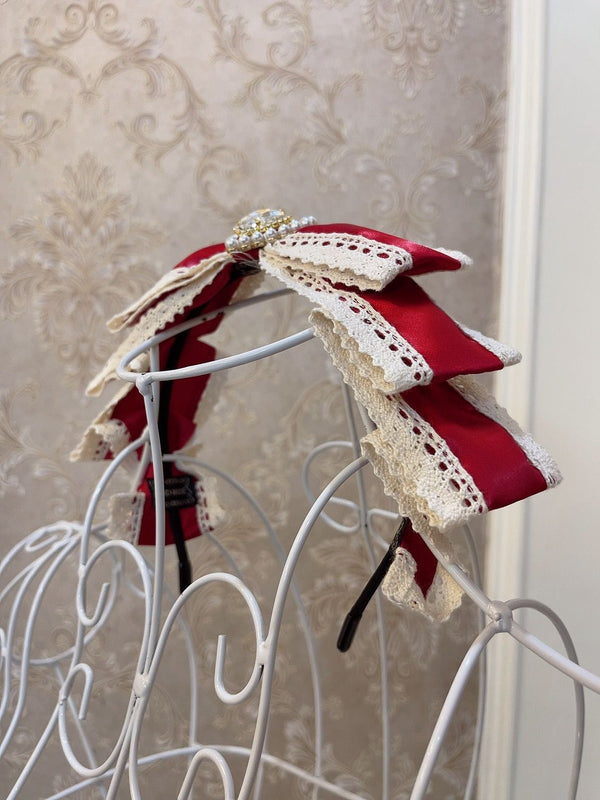 ハートジュエルリボンカチューシャ