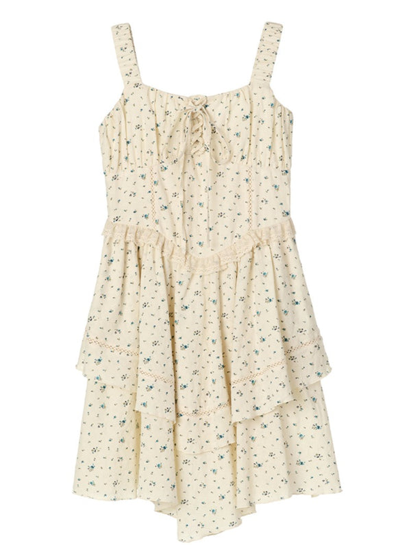 リトルフラワーワンピース×レトロチェックワンピース×ピンクフラワーワンピース