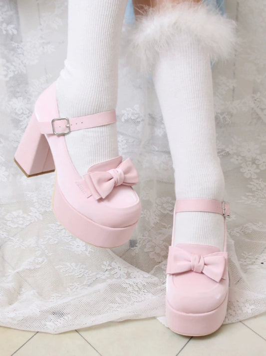 Lolita Original Round Toe High Heels