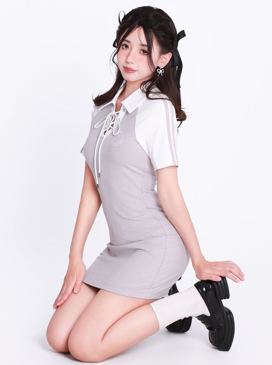 Polo caras lim West college dress