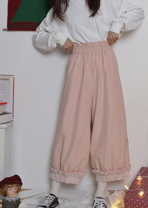 Casual wide leg pants