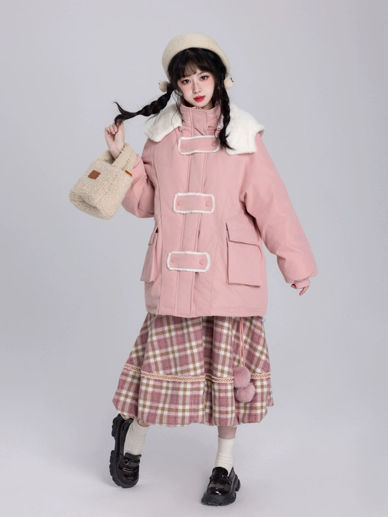 Wardrobe Suite Pastel Short Down Jacket