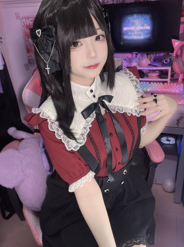 Mine Heart Buckle Strap Top