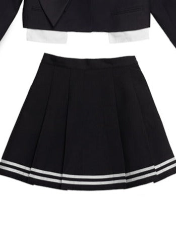 スイートネイビーセーラーセットアップ