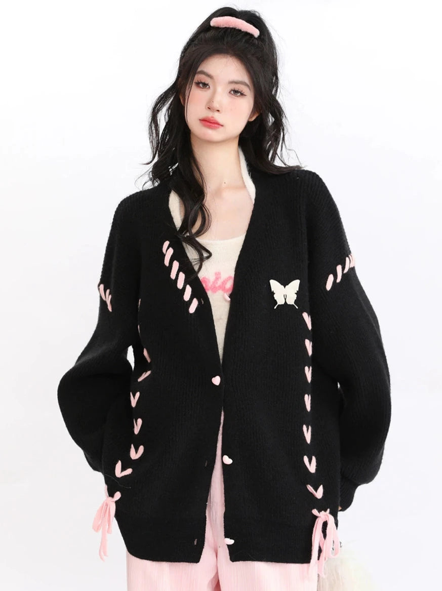 Butterfly Strap Love Cardigan