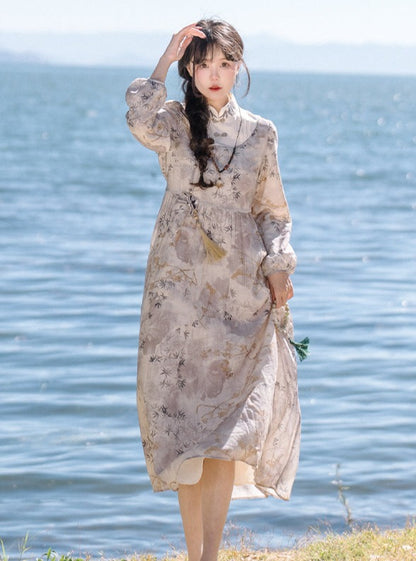 Japanese Pattern China Dress