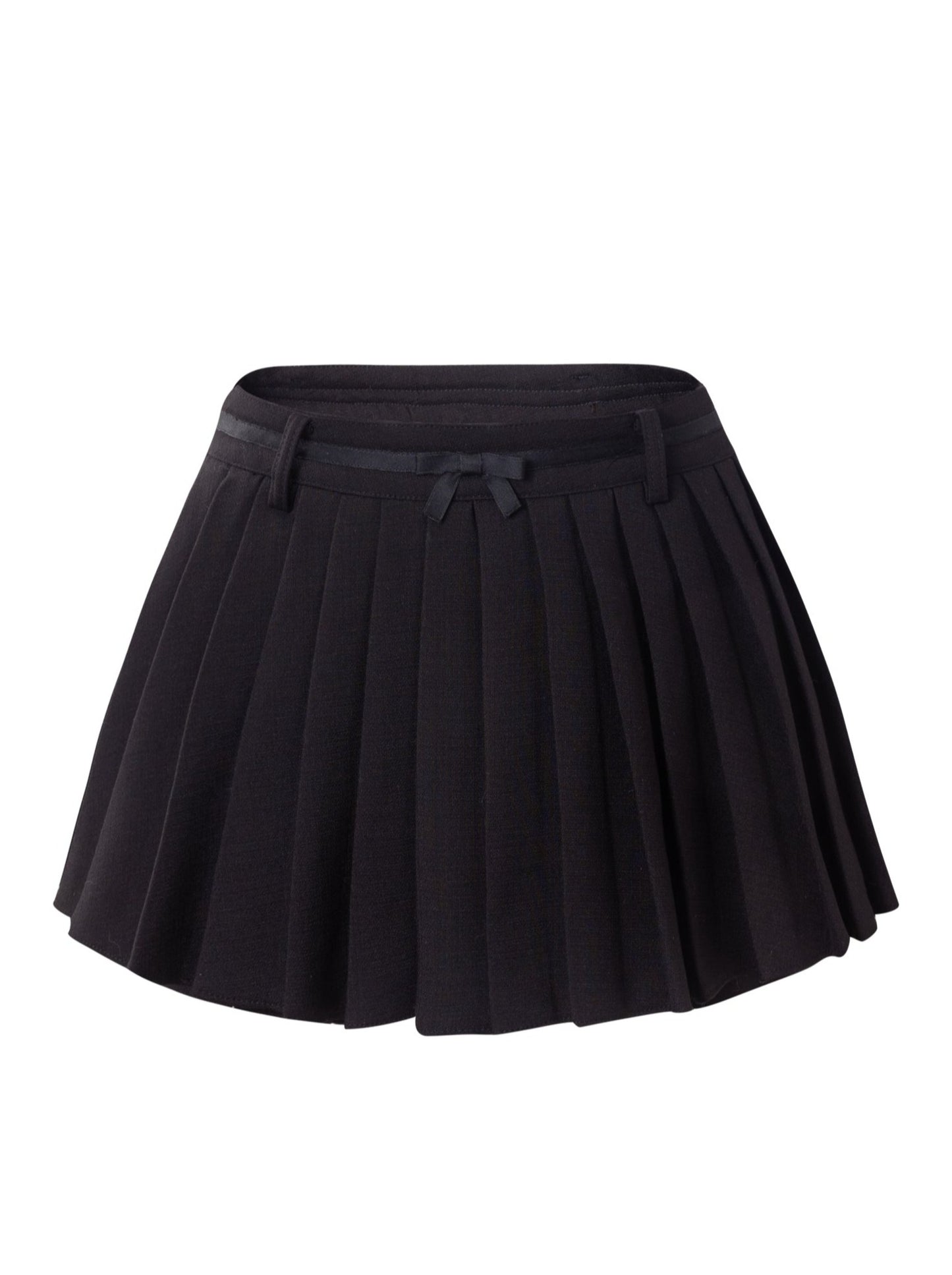 Sweet Sailor Slim Knit Pleated Skirt Setup
