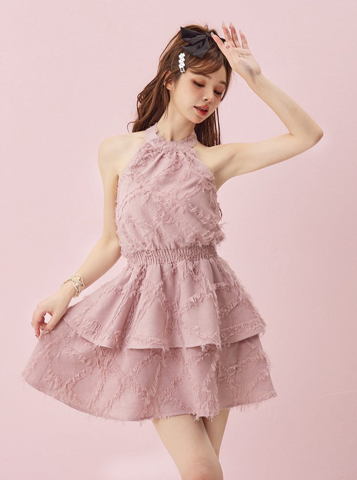 【acka】 lace no sleeve one-piece