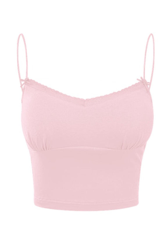 Inner camisole with creamy limft pad