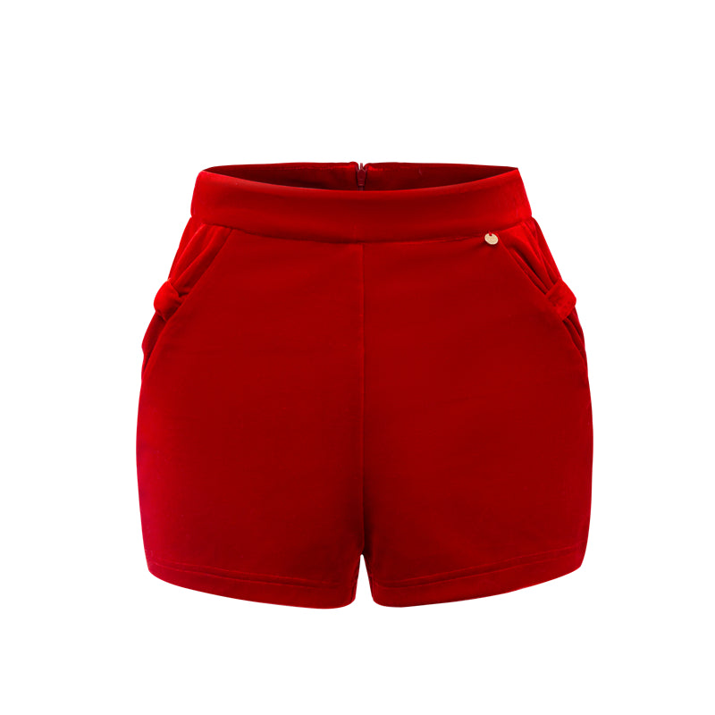 Milchshorts aus Samt