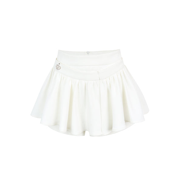 High waist inner pants skirt