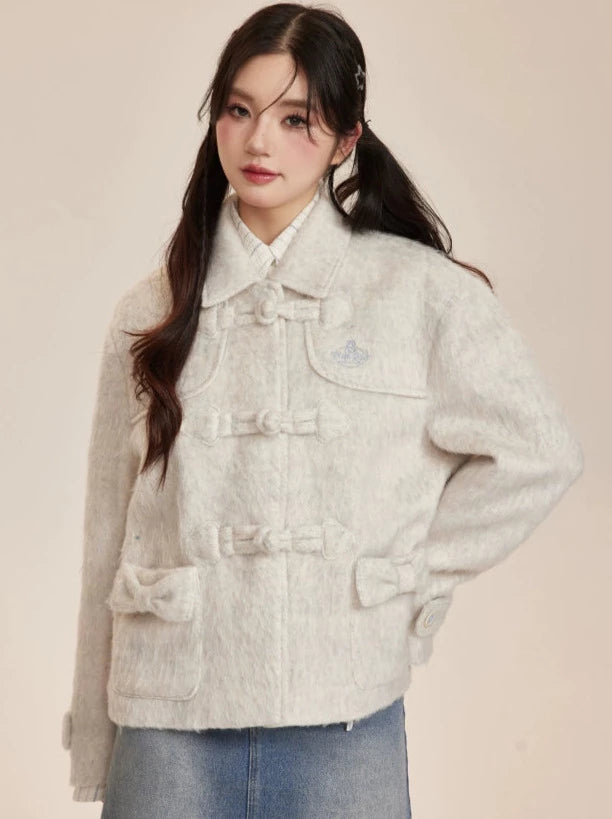 Design Short Wool Coat