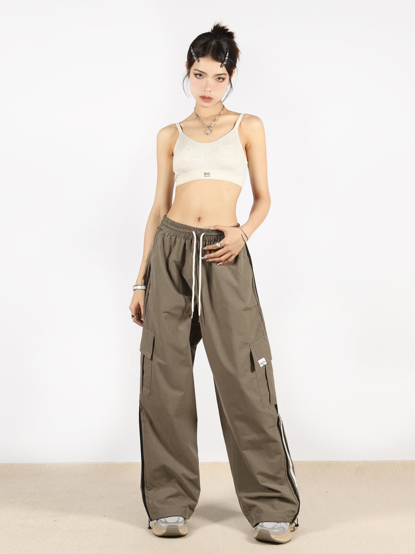 American Style 3BAR Straight Wide Leg Pants