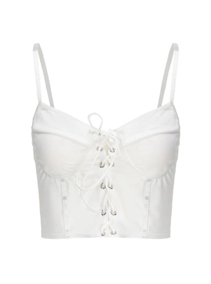 white short tube camisole