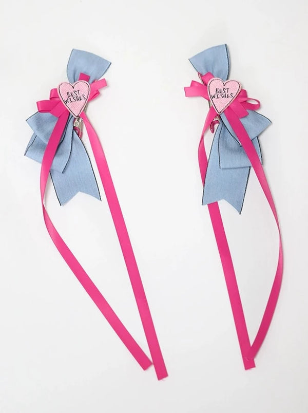 American Pink and Blue Ribbon