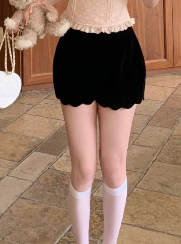 スリムハイウエストカジュアルパンツ