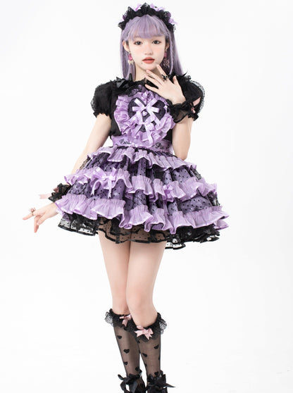 Puff Sleebone Heart Lolita Shirt