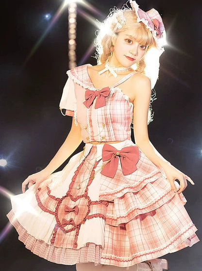 Lolita Pink Sniper Idol Suit
