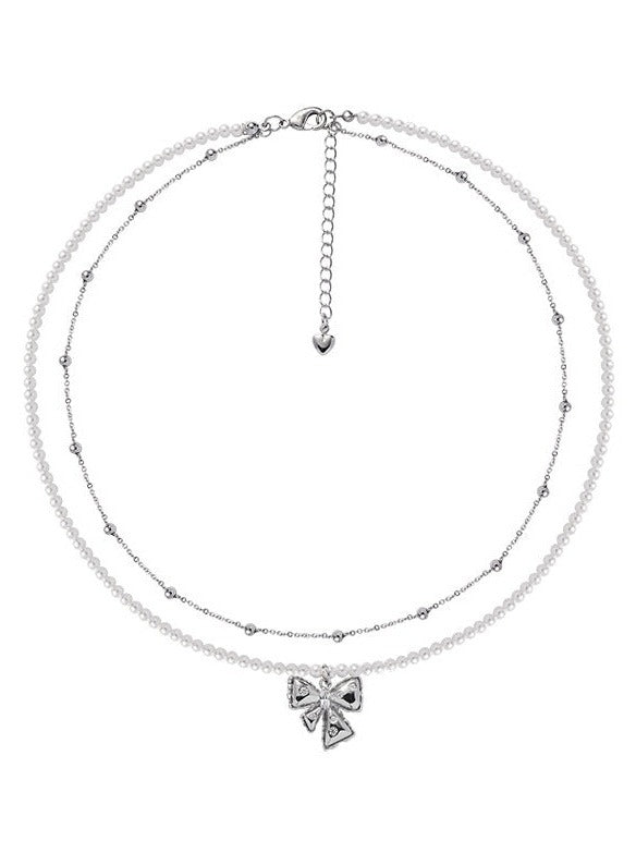 パールピュアデザイアエレガントチェーンネックレス