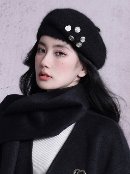 French mohair beret