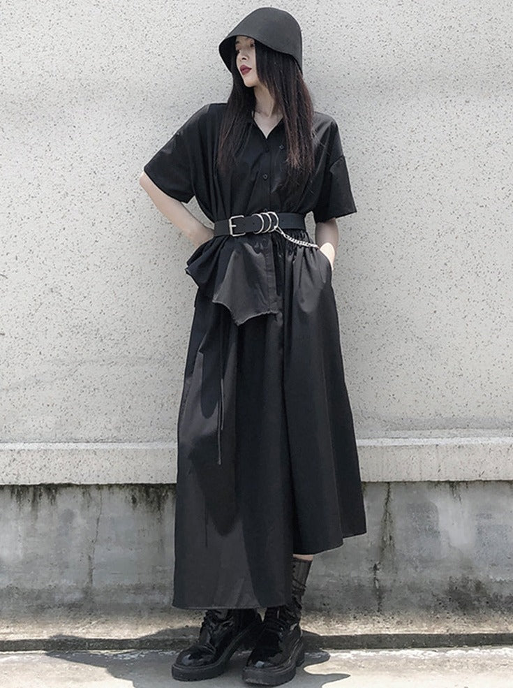 Black Dress Niche Design Regular Skirt