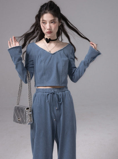 Blue Wash Design Tops + Rowest Pants