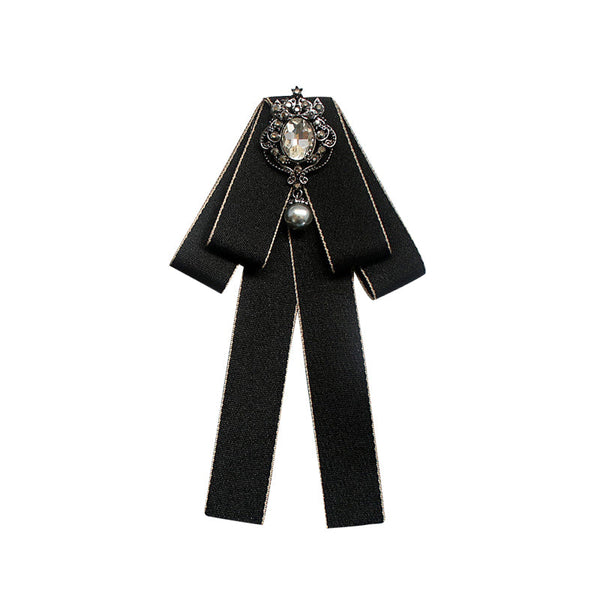 College jacket + pink shirt + suspension skirt + ribbon