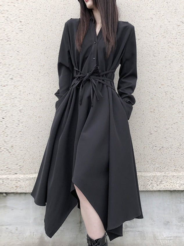Hebon Loose Shirt Dress Belchic Hebon Loose Shirt Dress Belchic
