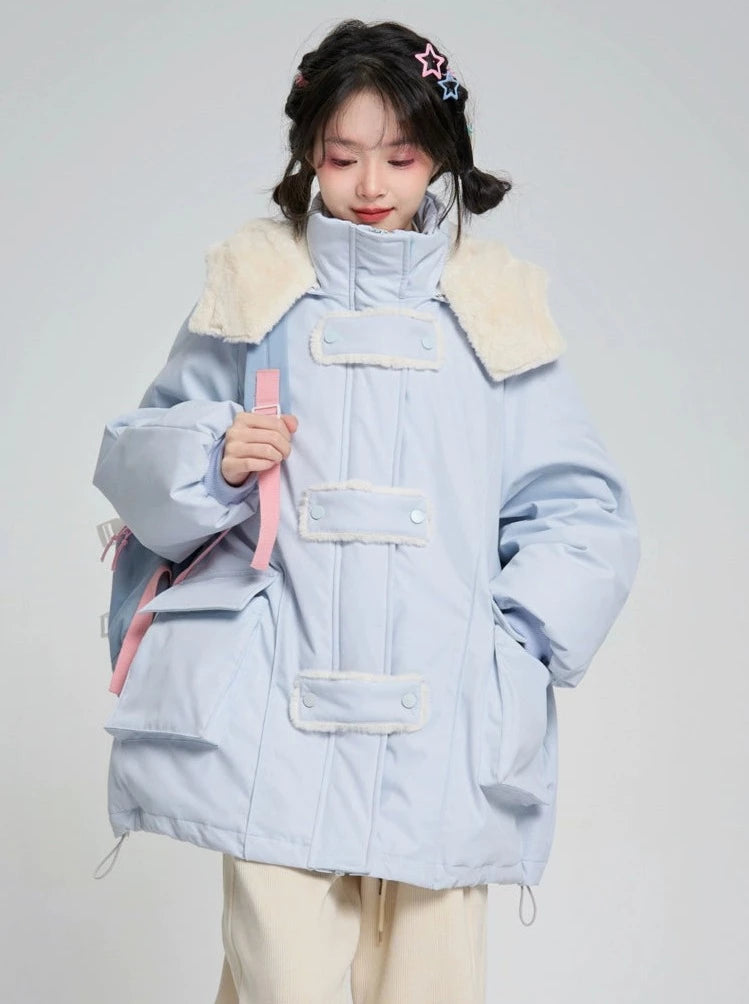 Wardrobe Suite Pastel Short Down Jacket