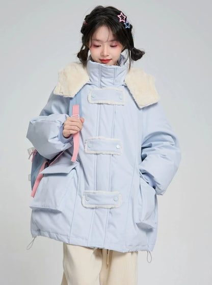 Wardrobe Suite Pastel Short Down Jacket