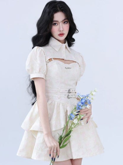 Princess Tutu Vintage Dress + White Jasmine Shirt