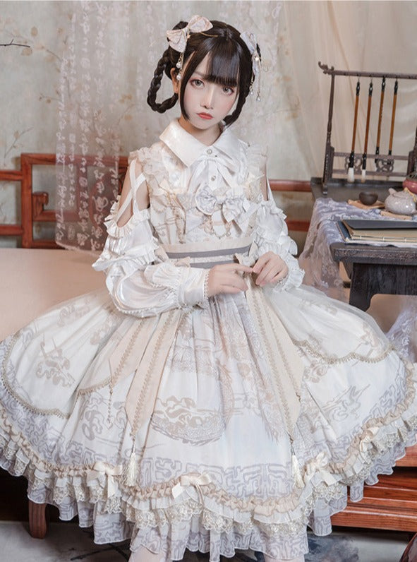 Cross shoulder waist Mark Ribondeless