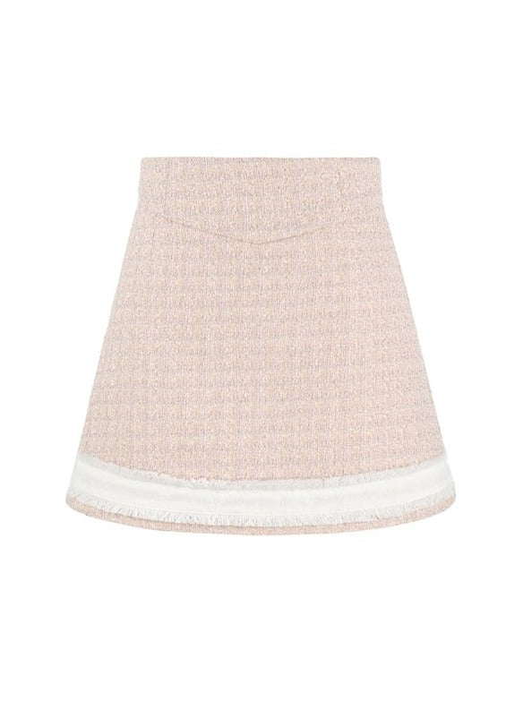 ミルクスウィートショートジャケット＋ハイウエストAラインスカート