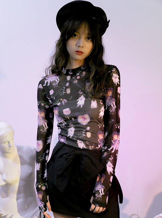 アーティストイラストプリンシースルートップス