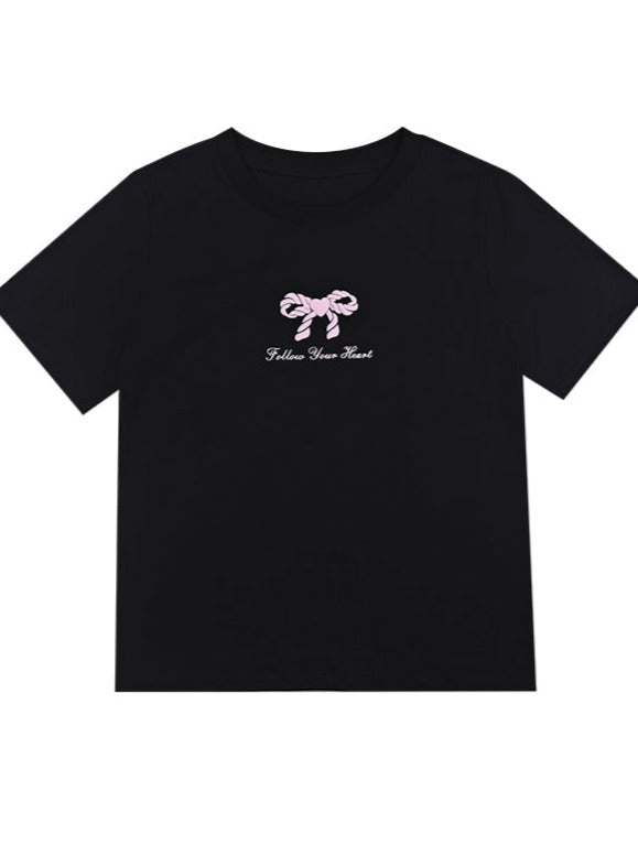 ピンクリボンデザインTシャツ