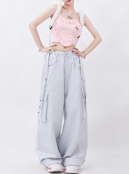 Large Pocket Street Marcajable Pants