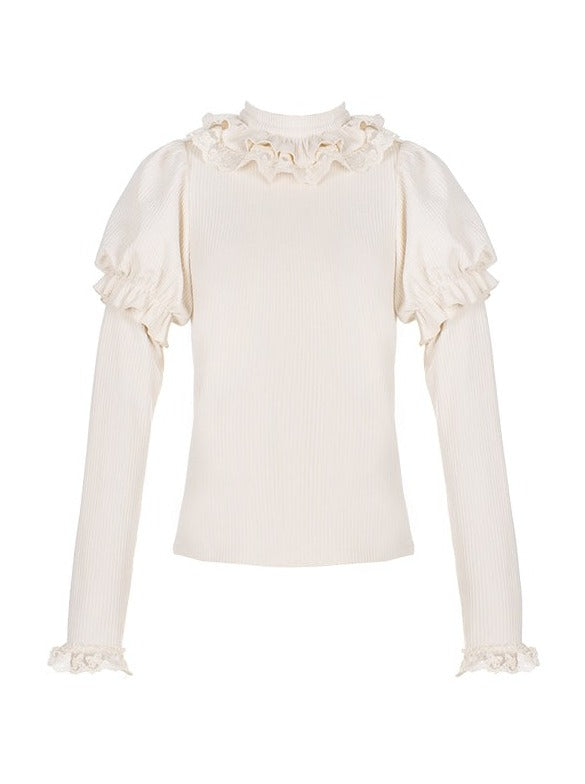 Retro Doll Apron Printed Suspender Skirt Dress