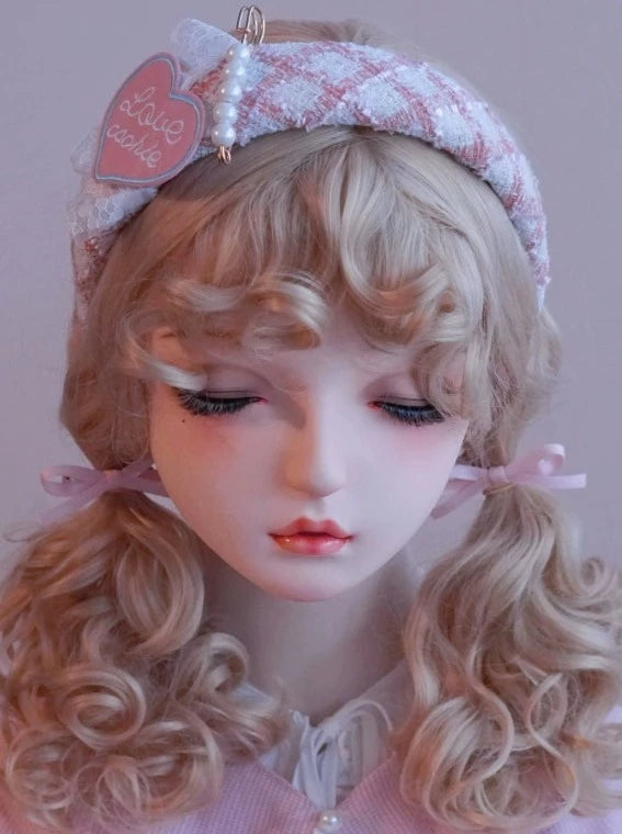 Pearl Pink Tweed Catsuit