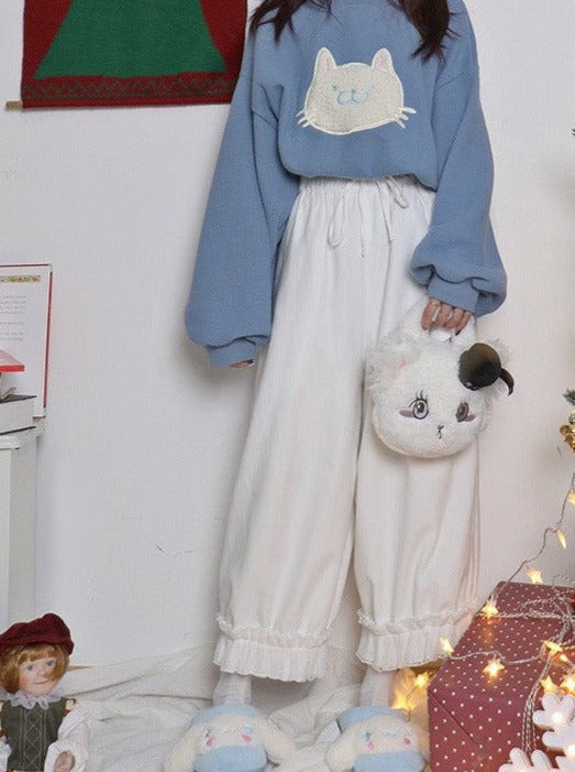 Casual wide leg pants