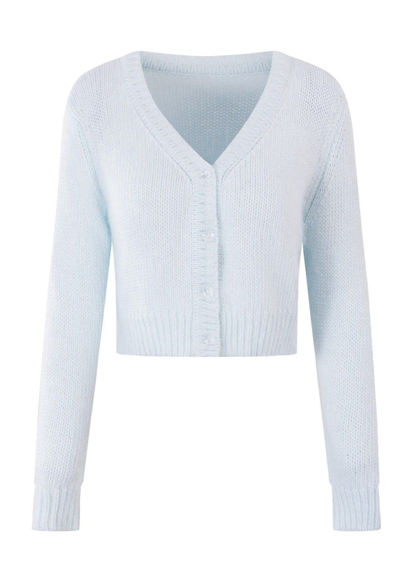 Crystal pastel rabbit hanit cotton frill skirt setup