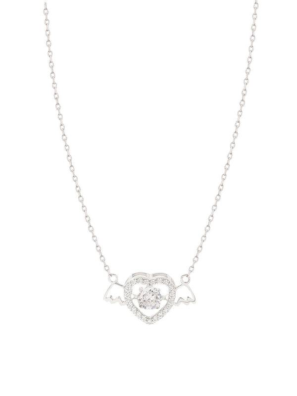 Angel Heart Jewel Chain Necklace